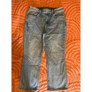 High‎ Rise Cropped Flare Jeans US 8 Chico's